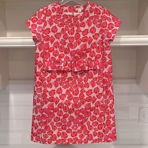 Crewcuts Size 12 Cap Sleeve Floral Sheath Dress with Pockets